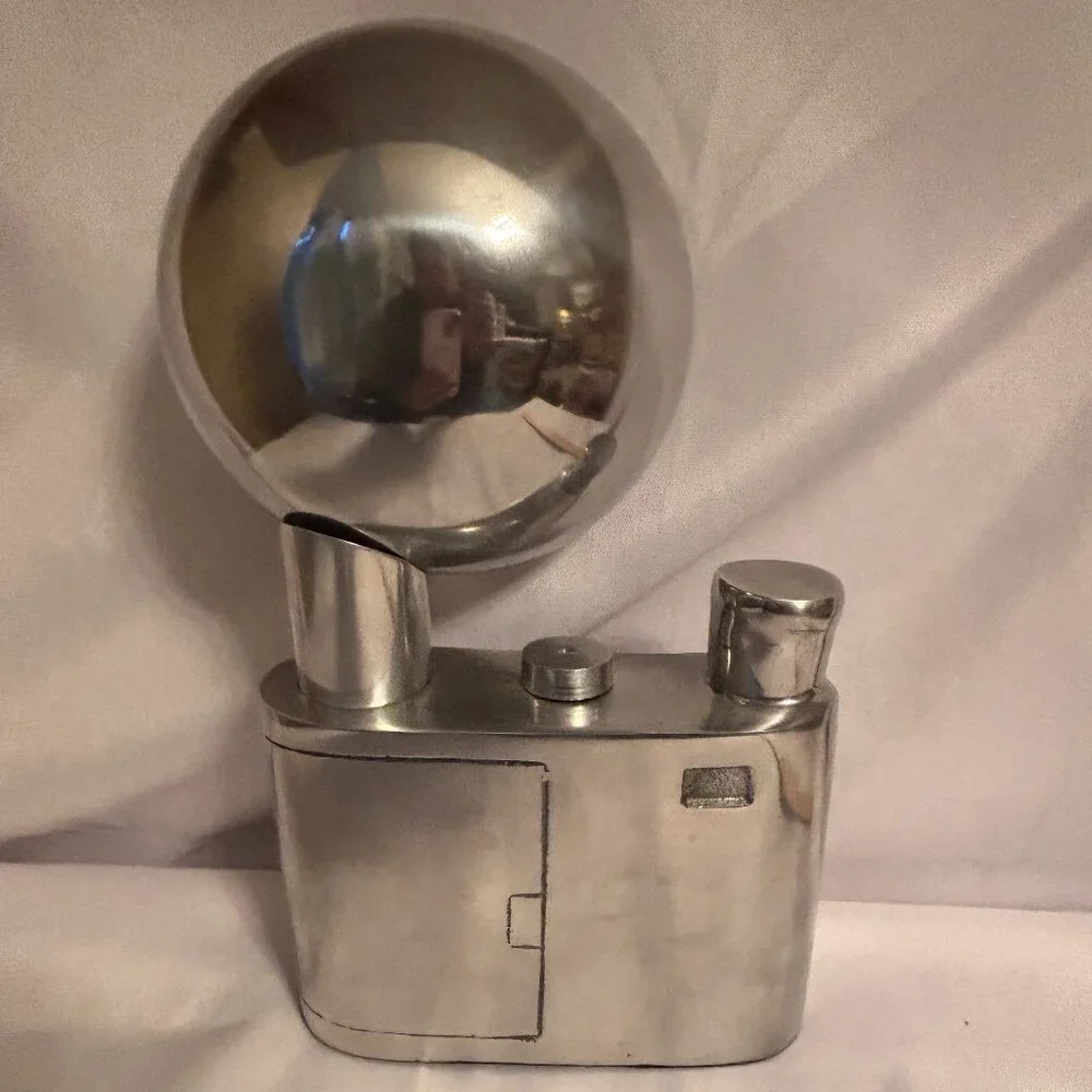 Z Gallerie Vintage Look Aluminum Camera with Flash